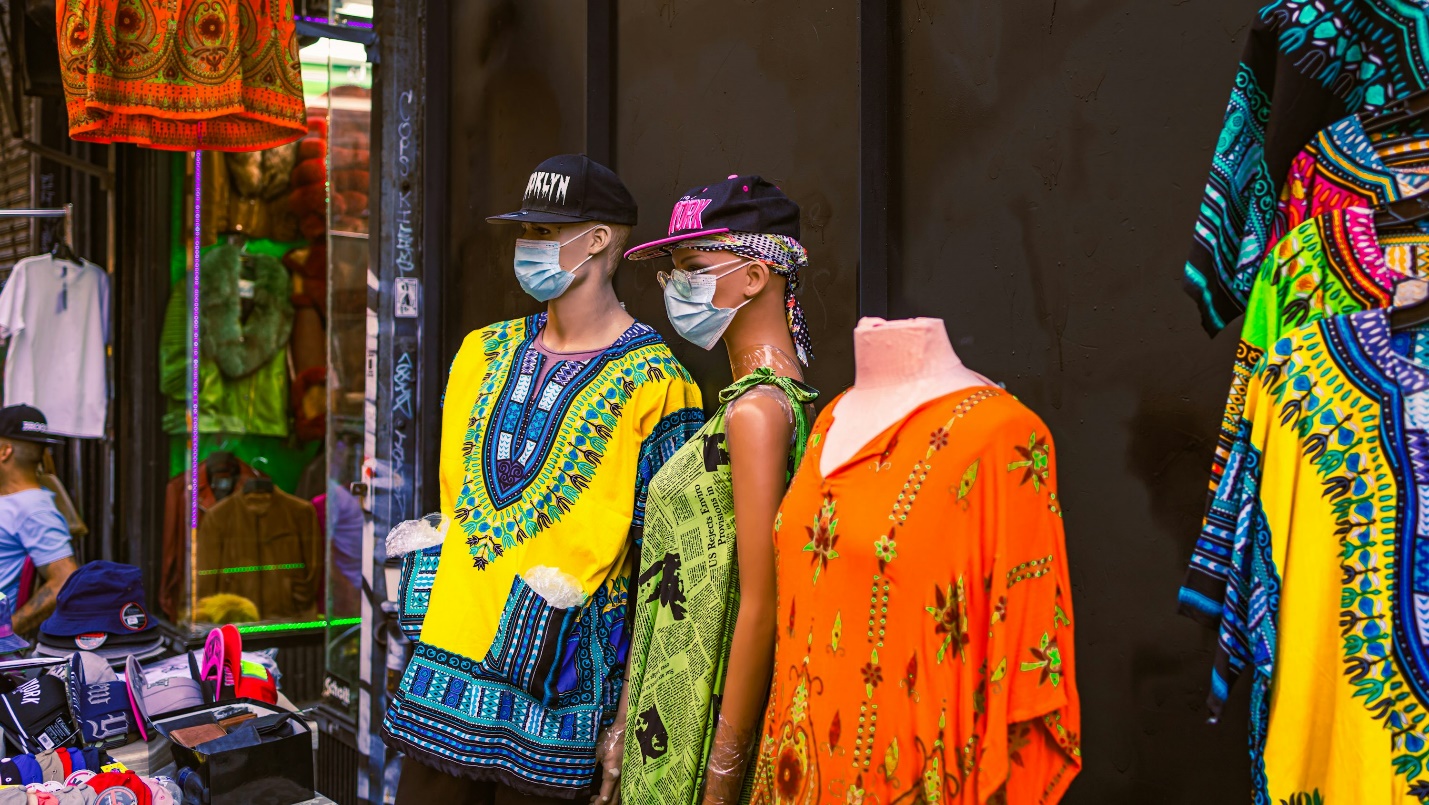 a group of people wearing clothing